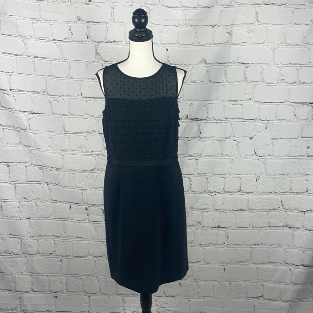 NWT Ann Taylor LOFT Black Dress Sz 8
